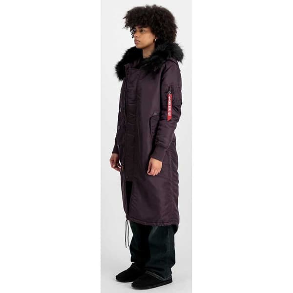 Alpha Industries Long Fishtail Jakke Lilla M Kvinde