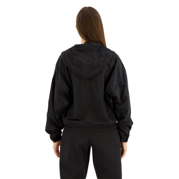 Adidas City Escape Woven Windbreaker Jacka Svart S Kvinna