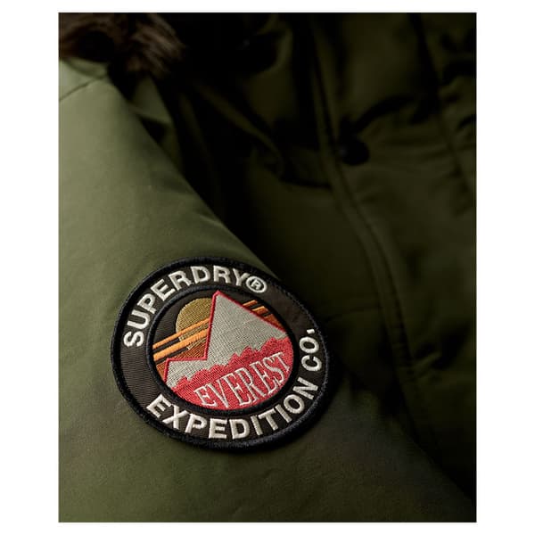 Superdry Everest Faux Fur Jacka Grönt XL Man