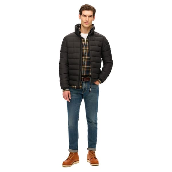 Superdry Fuji Embroidered Padded Jacka Svart XL Man