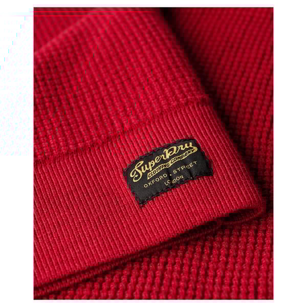 Superdry Textured Tröja Röd XL Man