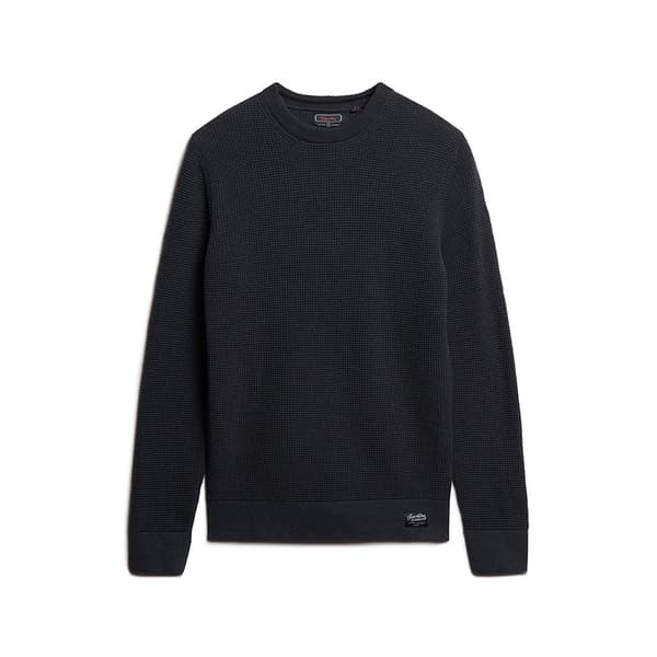Superdry Textured Neulepaita Sininen L Mies