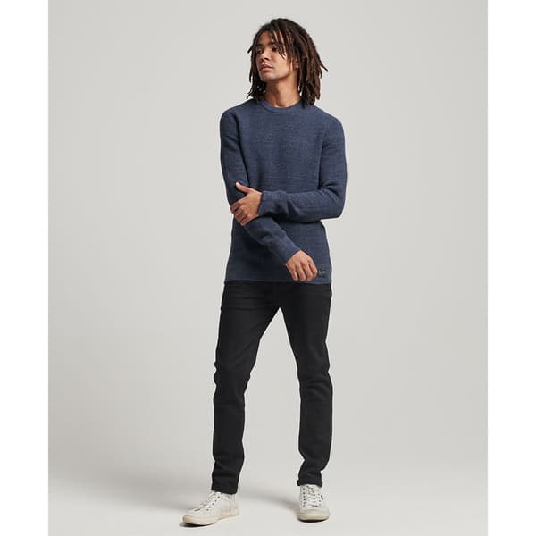 Superdry Textured Neulepaita Sininen L Mies