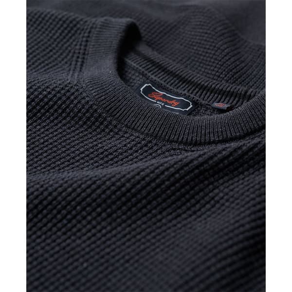Superdry Textured Neulepaita Sininen L Mies