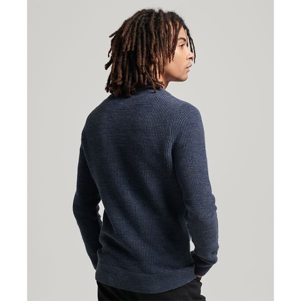 Superdry Textured Neulepaita Sininen L Mies