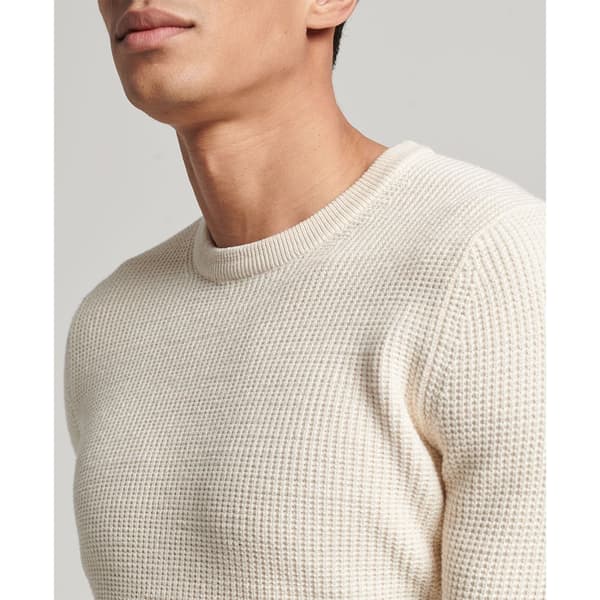 Superdry Textured Tröja Beige XL Man