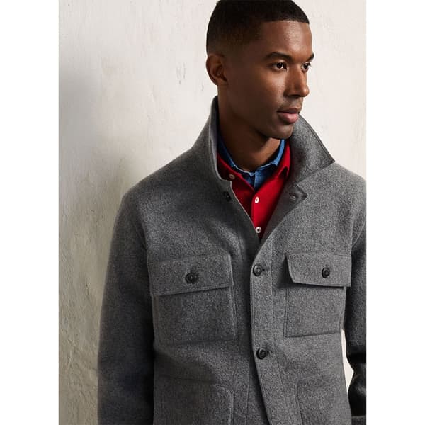 FaÇonnable Felt Wool Hybrid Overtrøje Grå XL Mand