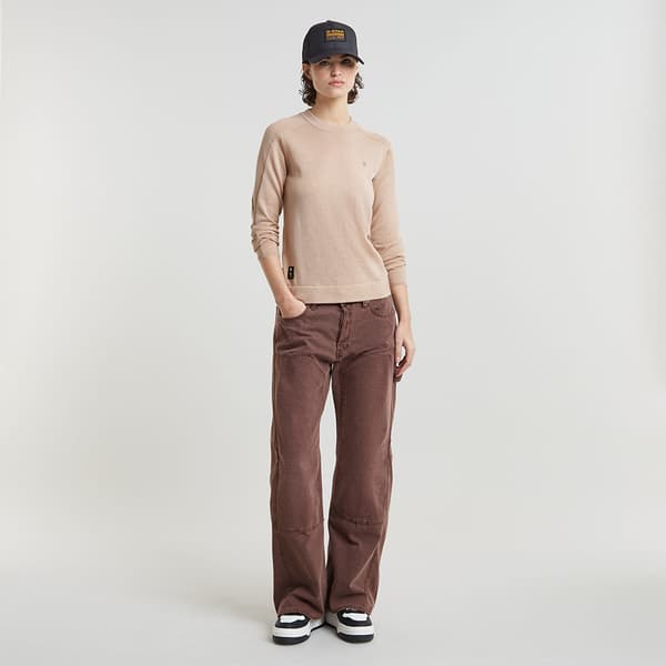 G-star D25509-d847 Tröja Beige,Brun L Kvinna