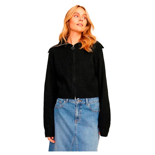 Jack & Jones Gilly Diverse Jjxx Trøje Med Lynlås Sort S Kvinde