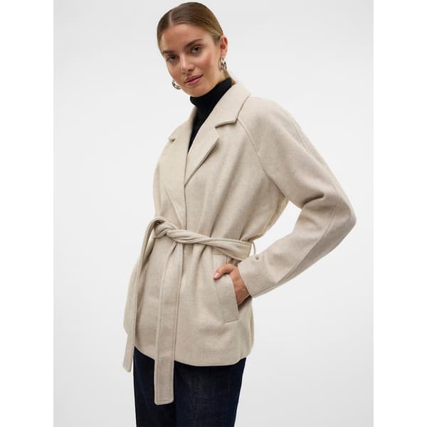 Vero Moda Fortuneaya Kappa Beige M Kvinna