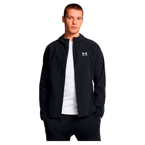 Under Armour Stretch Woven Vindjakke Sort L Mand