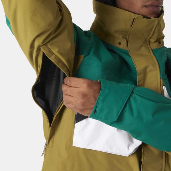 Helly Hansen Ullr D Heritage Long Jakke Grøn XL Mand
