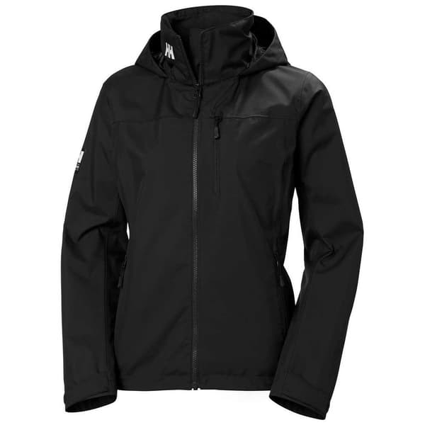 Helly Hansen Crew Hooded 2.0 Jacka Svart XL Kvinna