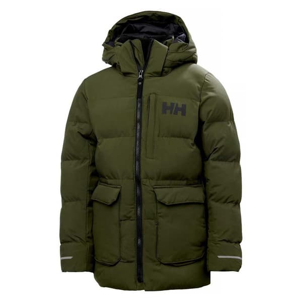 Helly Hansen Nord Puffy Parka Grönt 16 Years Pojke