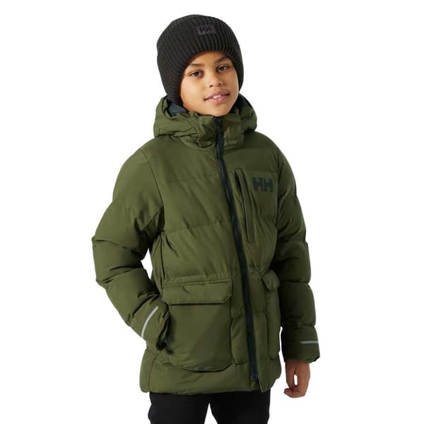 Helly Hansen Nord Puffy Parka Grönt 16 Years Pojke