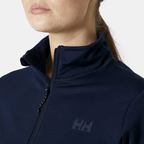 Helly Hansen Versalite Fleecejacka Med Dragkedja Blå L Kvinna