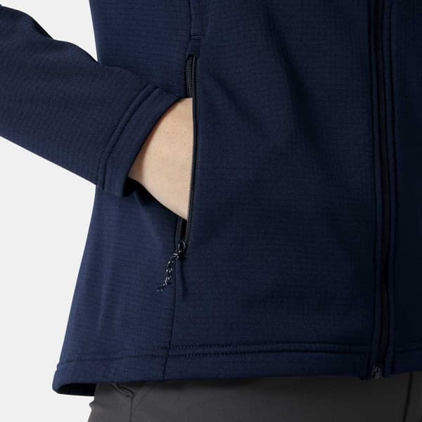 Helly Hansen Versalite Fleecejacka Med Dragkedja Blå L Kvinna