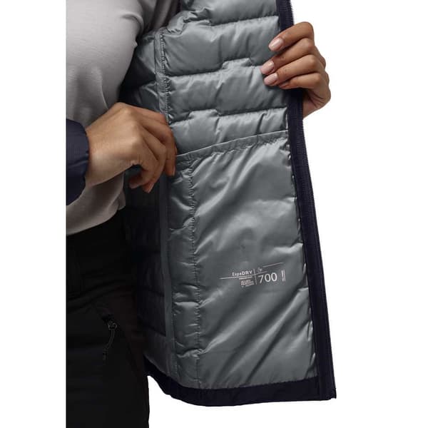 Jack Wolfskin Passamani Down Jakke Sort,Grå S Kvinde