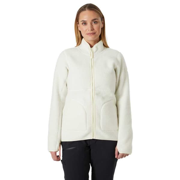 Helly Hansen Pile Fleecejakke Med Fuld Lynlås Hvid L Kvinde