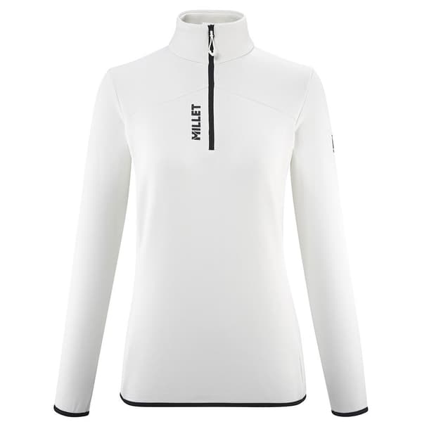 Millet Seneca Fleece Med Halv Dragkedja Vit M Kvinna