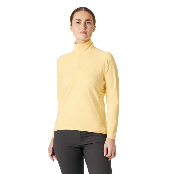Helly Hansen Verglas Fleece Med Halv Dragkedja Gul L Kvinna