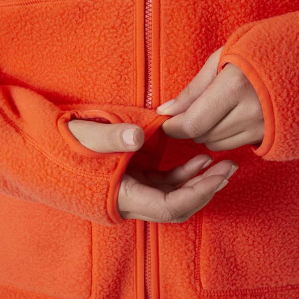 Helly Hansen Imperial Pile Fleecejacka Med Dragkedja Orange S Kvinna