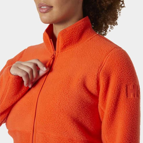 Helly Hansen Imperial Pile Fleecejacka Med Dragkedja Orange S Kvinna