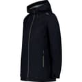 Miniatyrbillede 3 af 7: Cmp Long Fix Hood 32z1396 Jakke Sort 40 Kvinde
