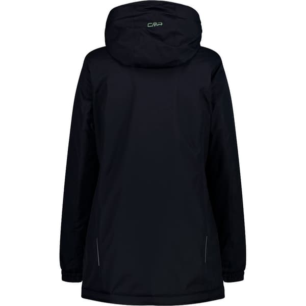 Cmp Long Fix Hood 32z1396 Jakke Sort 40 Kvinde