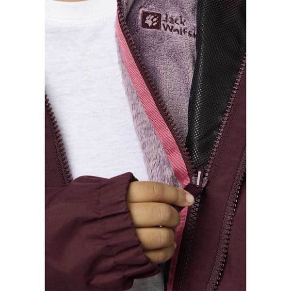 Jack Wolfskin Cosy Bear 3in1 Parka Lila 116 cm Pojke