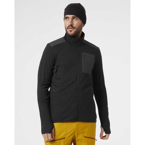 Helly Hansen Lifa Merino Fleece Svart 2XL Man