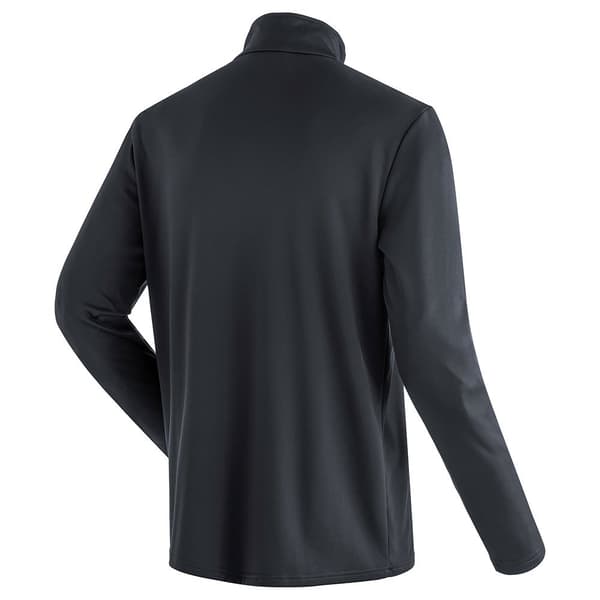 Maier Sports Midlayer Felix Puolivetoketjullinen Fleecetakki Musta L Mies