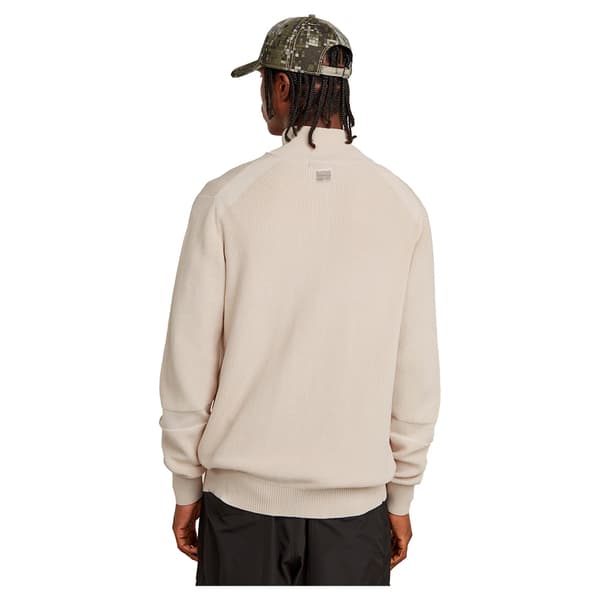 G-star Detailed Tröja Med Hel Dragkedja Beige S Man