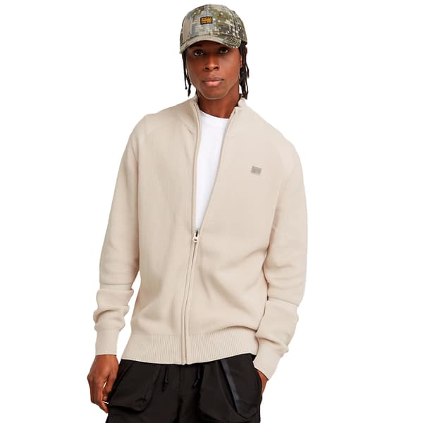 G-star Detailed Tröja Med Hel Dragkedja Beige S Man