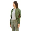 Miniatyrbild 3 av 4: Alpha Industries Ma-1 Tt Jacka Grönt S Kvinna