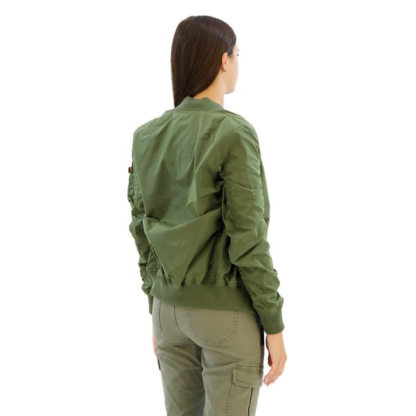 Alpha Industries Ma-1 Tt Jacka Grönt S Kvinna