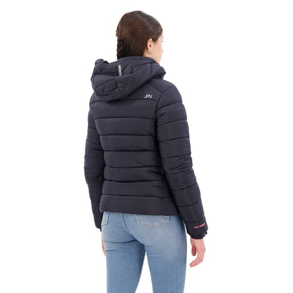 Superdry Fuji Padded Jacka Blå 2XS Kvinna