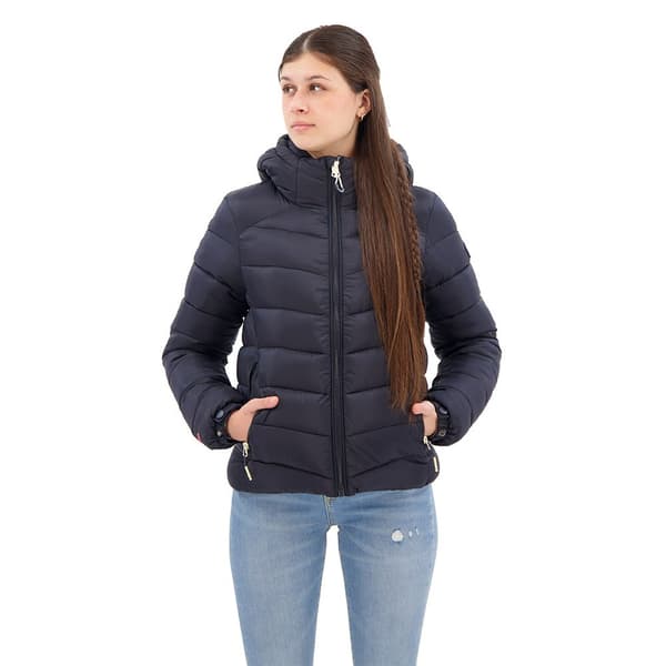 Superdry Fuji Padded Jacka Blå 2XS Kvinna