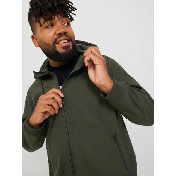 Jack & Jones Basic Softshell Plus Size Jakke Grøn 8XL Mand
