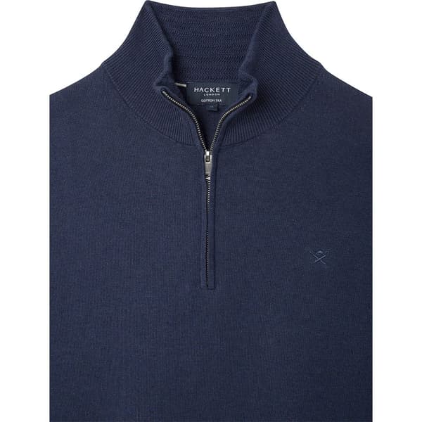 Hackett Hm703084 Halv Dragkedja Tröja Blå 2XL Man