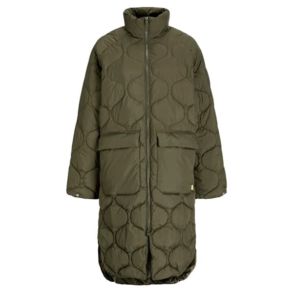 Jack & Jones Sena Quilted Frakke Grøn L Kvinde