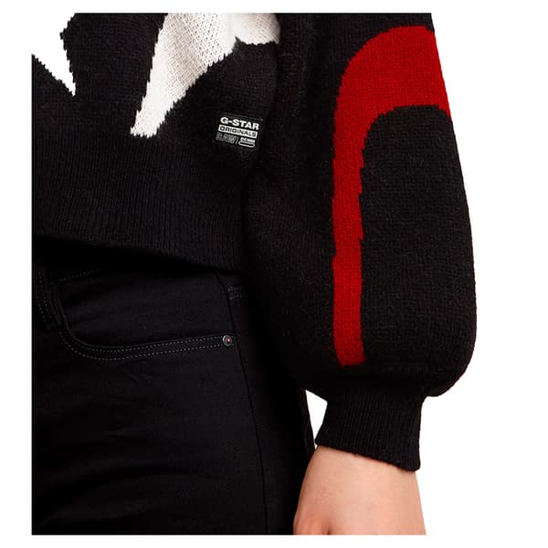 G-star Holiday Cardigan Sort M Kvinde