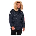 Miniatyrbild 3 av 5: Alpha Industries N3b Airborne Jacka Blå S Man