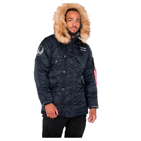 Alpha Industries N3b Airborne Jacka Blå S Man