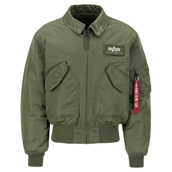 Alpha Industries Cwu45 Jacka Grönt S Man