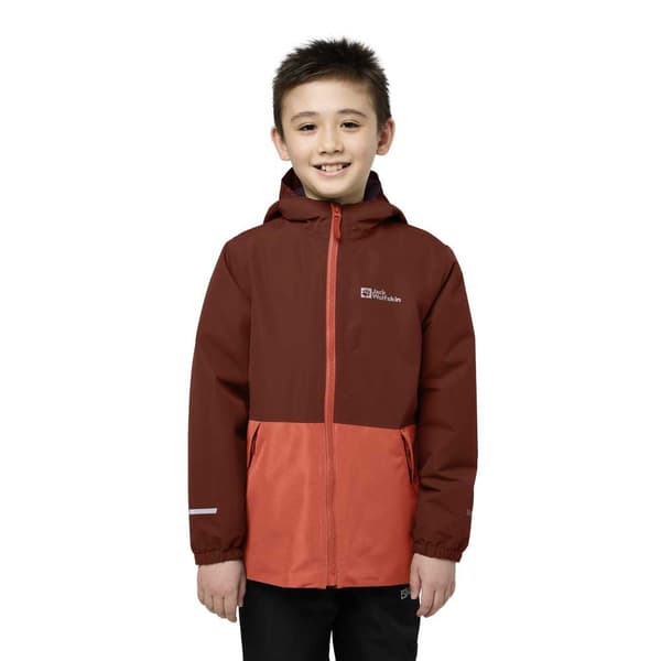 Jack Wolfskin Snowy Days Jakke Rød 152 cm Dreng