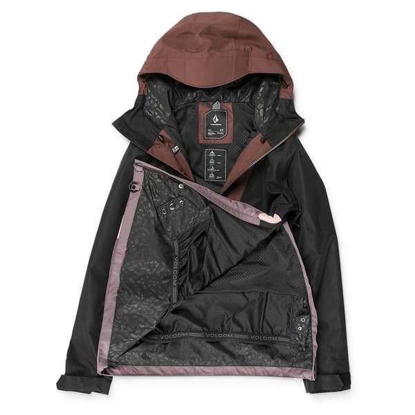 Volcom Ashfield Jacka Brun S Kvinna