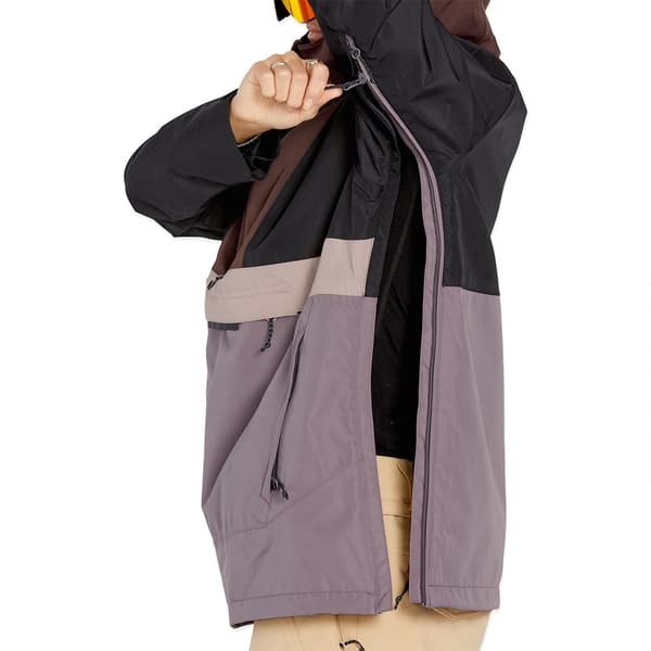 Volcom Ashfield Jacka Brun S Kvinna