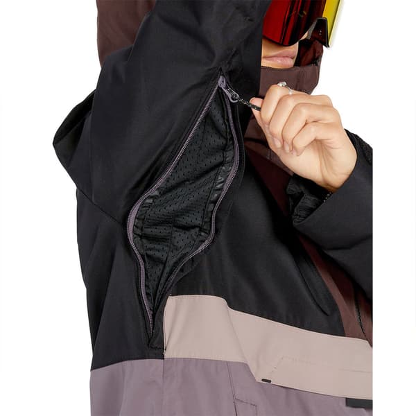 Volcom Ashfield Jacka Brun S Kvinna