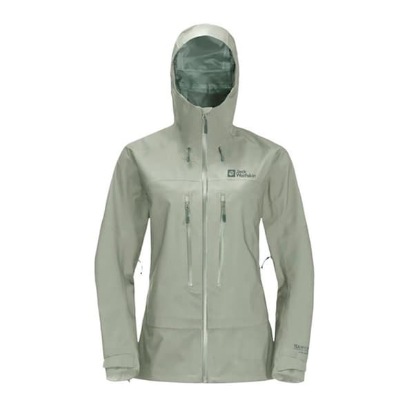 Jack Wolfskin Kammweg 3l Jacka Grönt L Kvinna